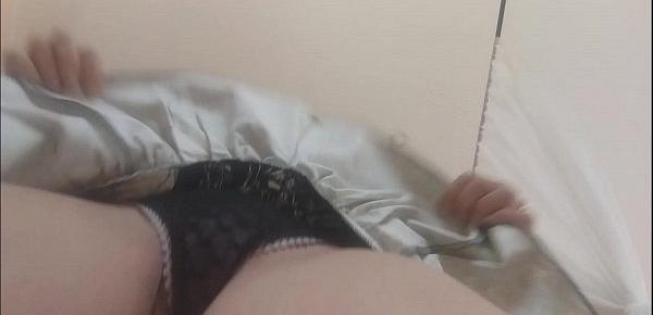  two exciting sessions with a short skirt, discovering lingerie. Did I wear it or not